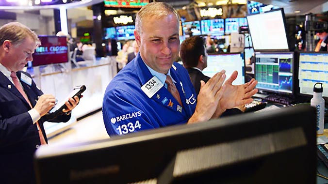 US-STOCKS-DOW JONES-RECORD