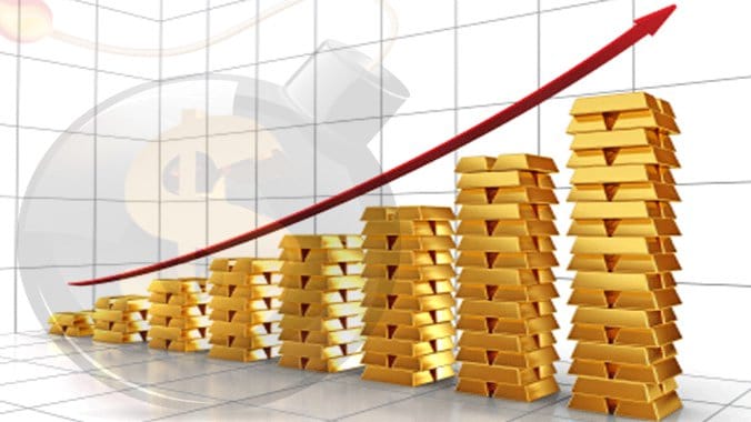 gold-rising - The Dollar Vigilante - Gold and Gold Stocks Skyrocket