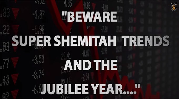 SUPER SHEMITAH Elites Jubilee Year Plan to Crash World Economy by October 2016 - The Dollar Vigilante